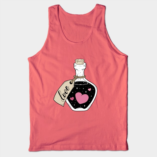 Love in a bottle Tank Top by valentinahramov